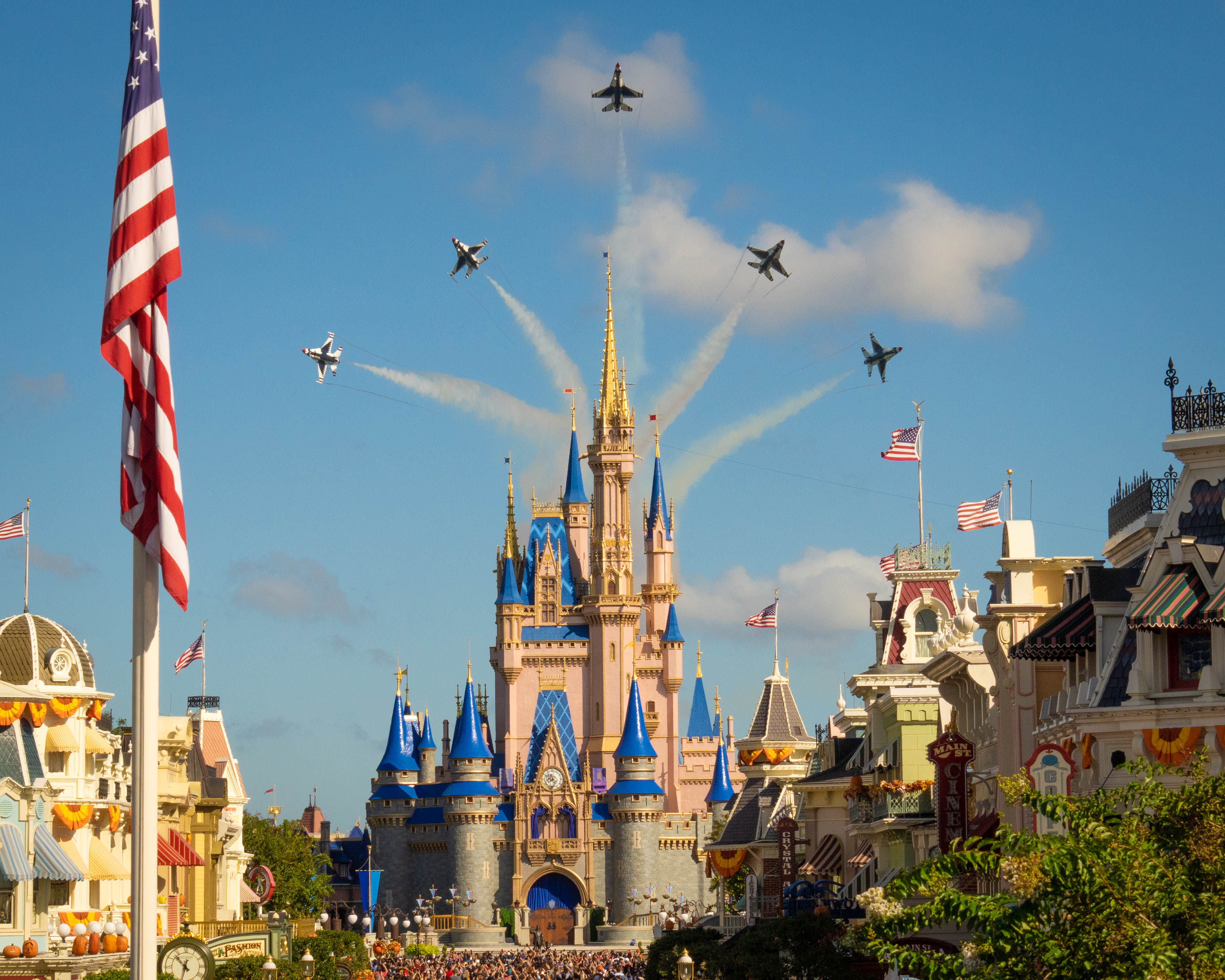 Thunderbirds Over Magic Kingdom